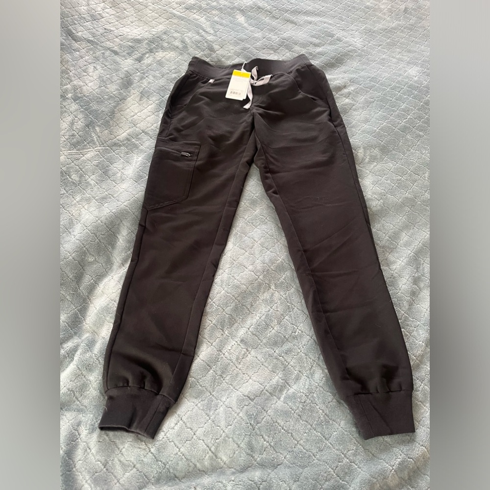 Figs Zamora 2.0 Jogger Scrub Pants Black Technical Collection XXS W18SW2005‎